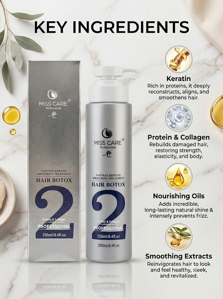 Miss Care Professional Natural Keratin Smoothing Treatment 250ml