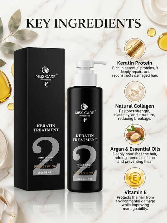 Miss Care Professional Keratin Treatment 2 × 250ml