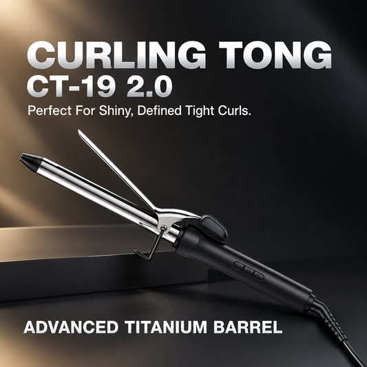IKONIC Professional Hair Curler Curling Tong CT-19 2.0