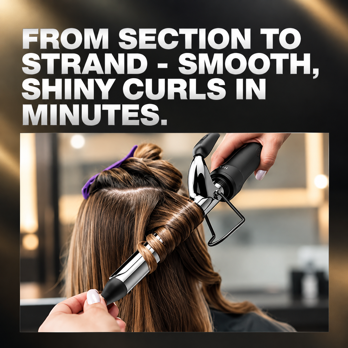 IKONIC Professional Hair Curler Curling Tong CT-19 2.0