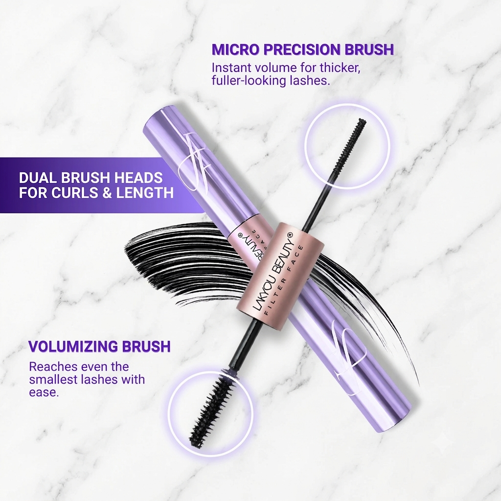 LAKYOU Beauty Double-Head Mascara – Length & Volume 10ml