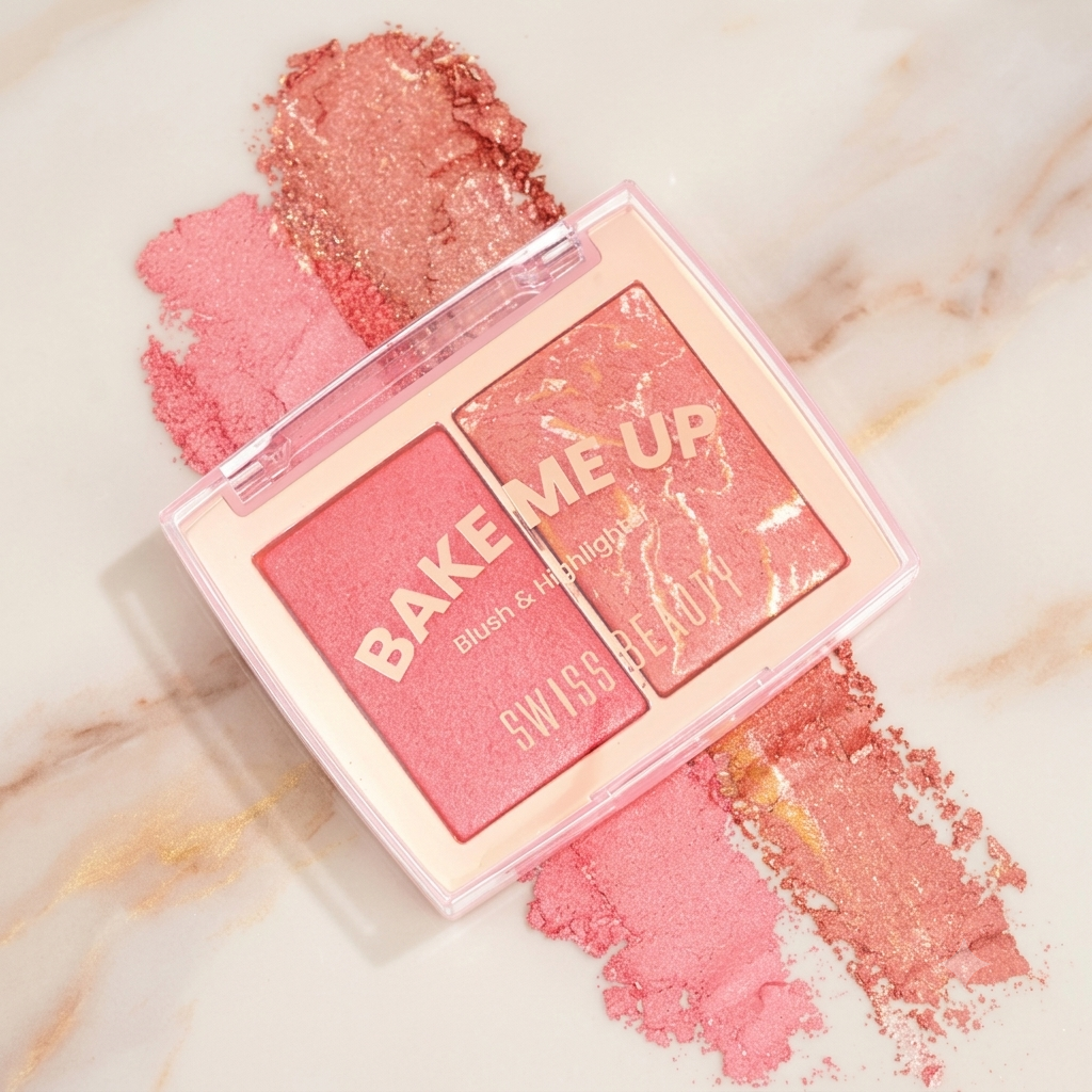 Swiss Beauty Bake Me Up Blush & Highlighter 2-in-1 – 12g