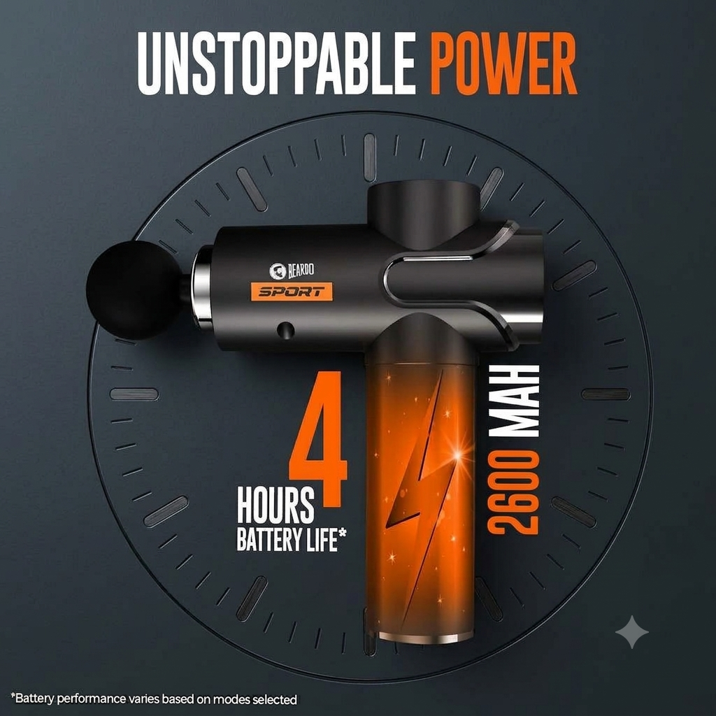 Beardo sport deep tissue massage gun V2