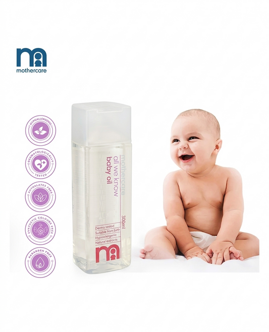 MOTHERCARE ALL WE KNOW BABY OIL 300ML