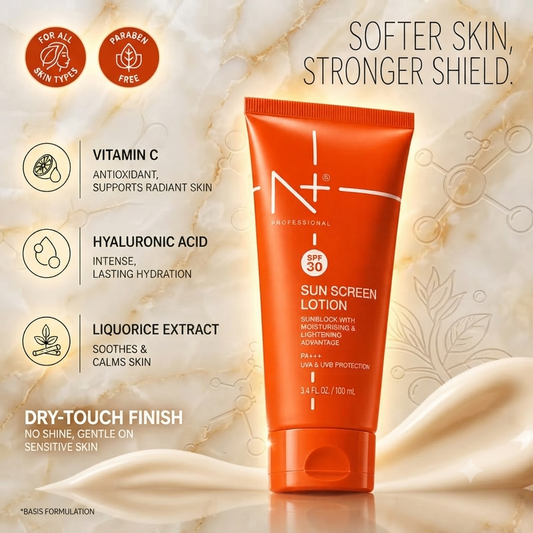 N+ PROFESSIONAL SPF 30 SUNSCREEN LOTION 100ML