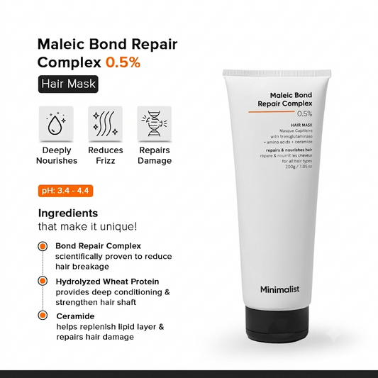 MINIMALIST MALEIC BOND REPAIR COMPLEX 05% HAIR MASK 200G