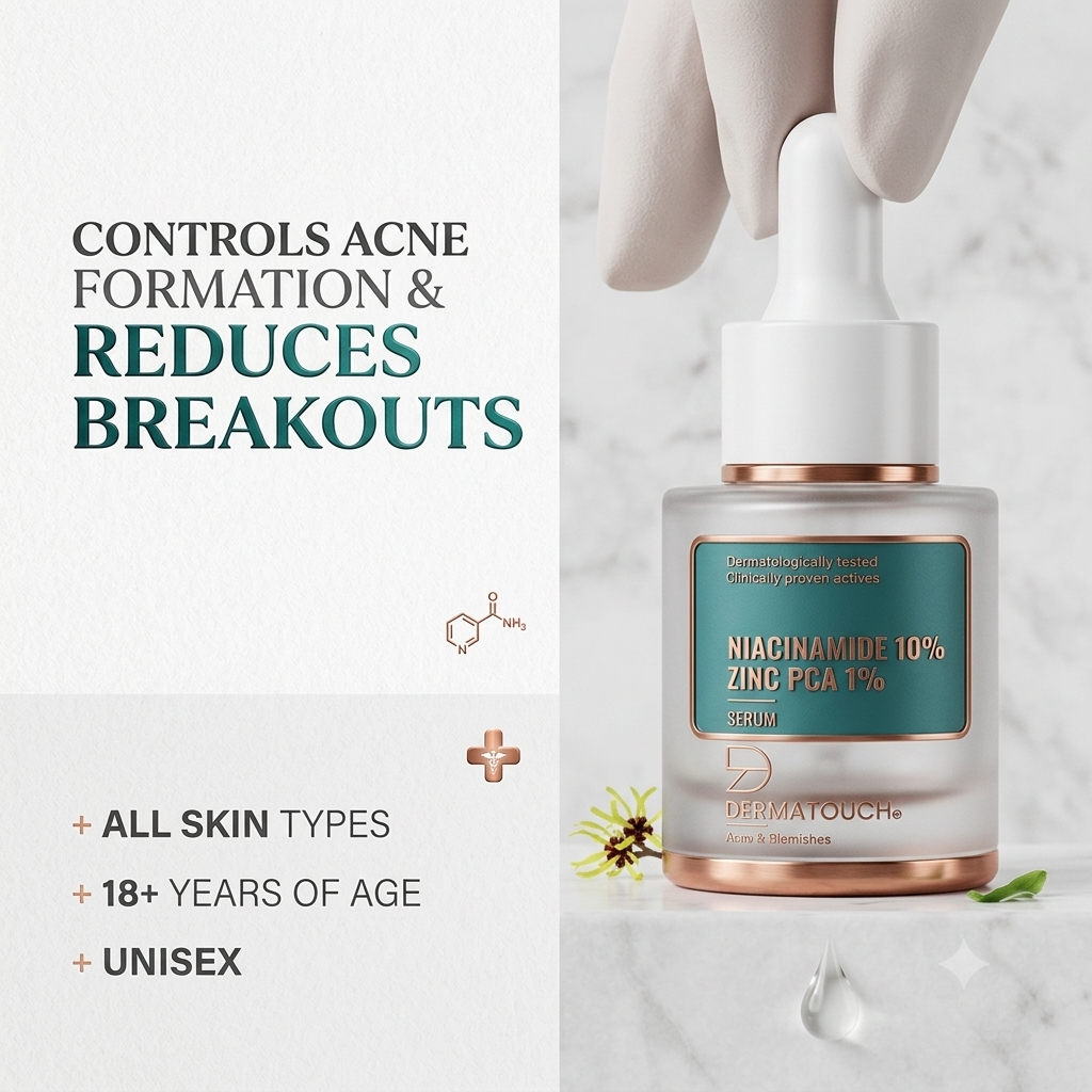 DERMATOUCH NIACINAMIDE 10% ZINC PCA 1% SERUM 20ML