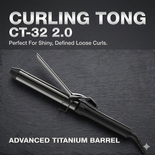 IKONIC Professional Hair Curler Curling Tong CT-32 2.0