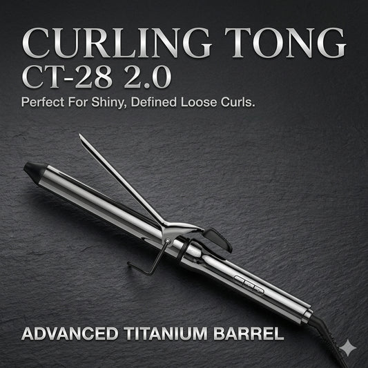 IKONIC Professional Hair Curler Curling Tong CT-28 2.0