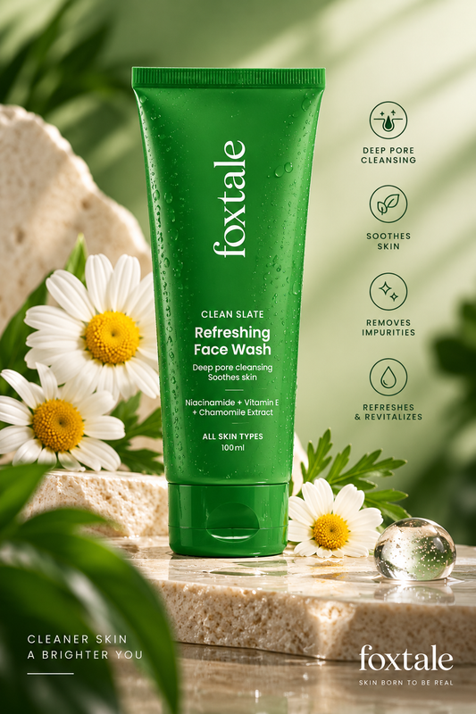 Foxtale clean slate refreshing face wash 100 ml