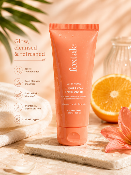 Foxtale let it glow super glow face wash 100ml