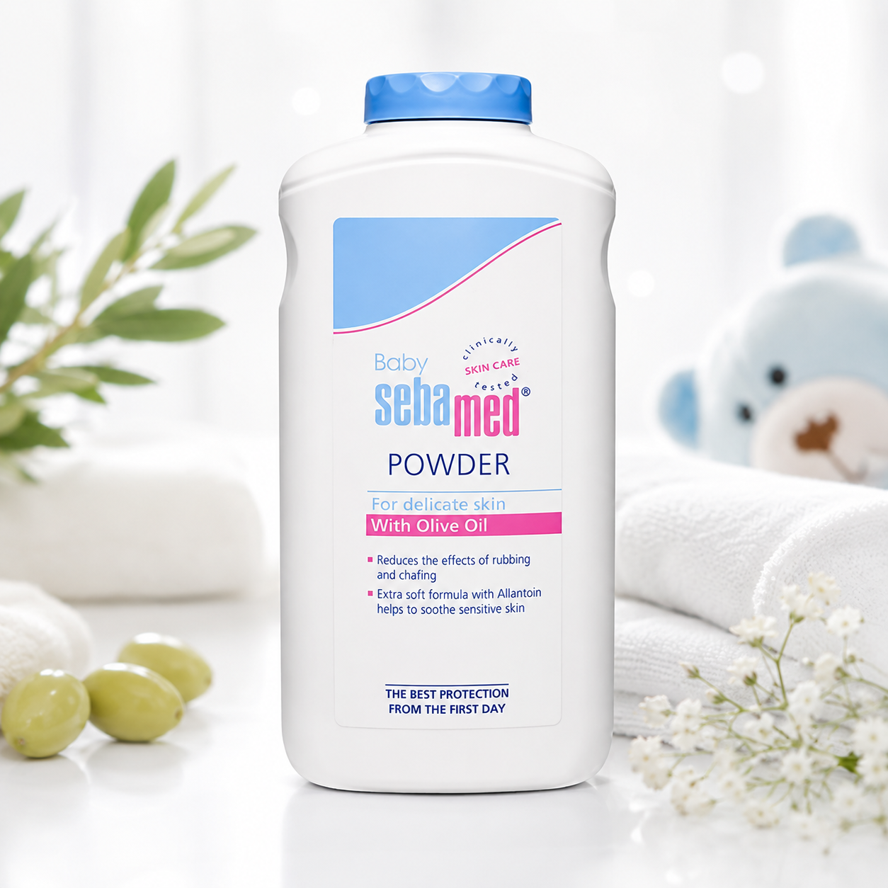 SEBA MED BABY POWDER FOR DELICATE SKIN WITH OLIVE OIL 200G