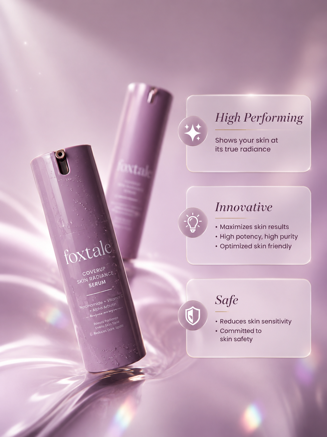 Foxtale game changer niacinamide face serum - 30ml