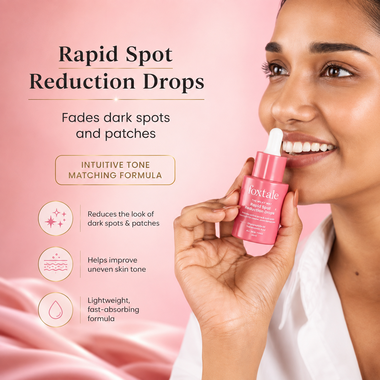 Foxtale milky way rapid spot reduction drops - 30ml