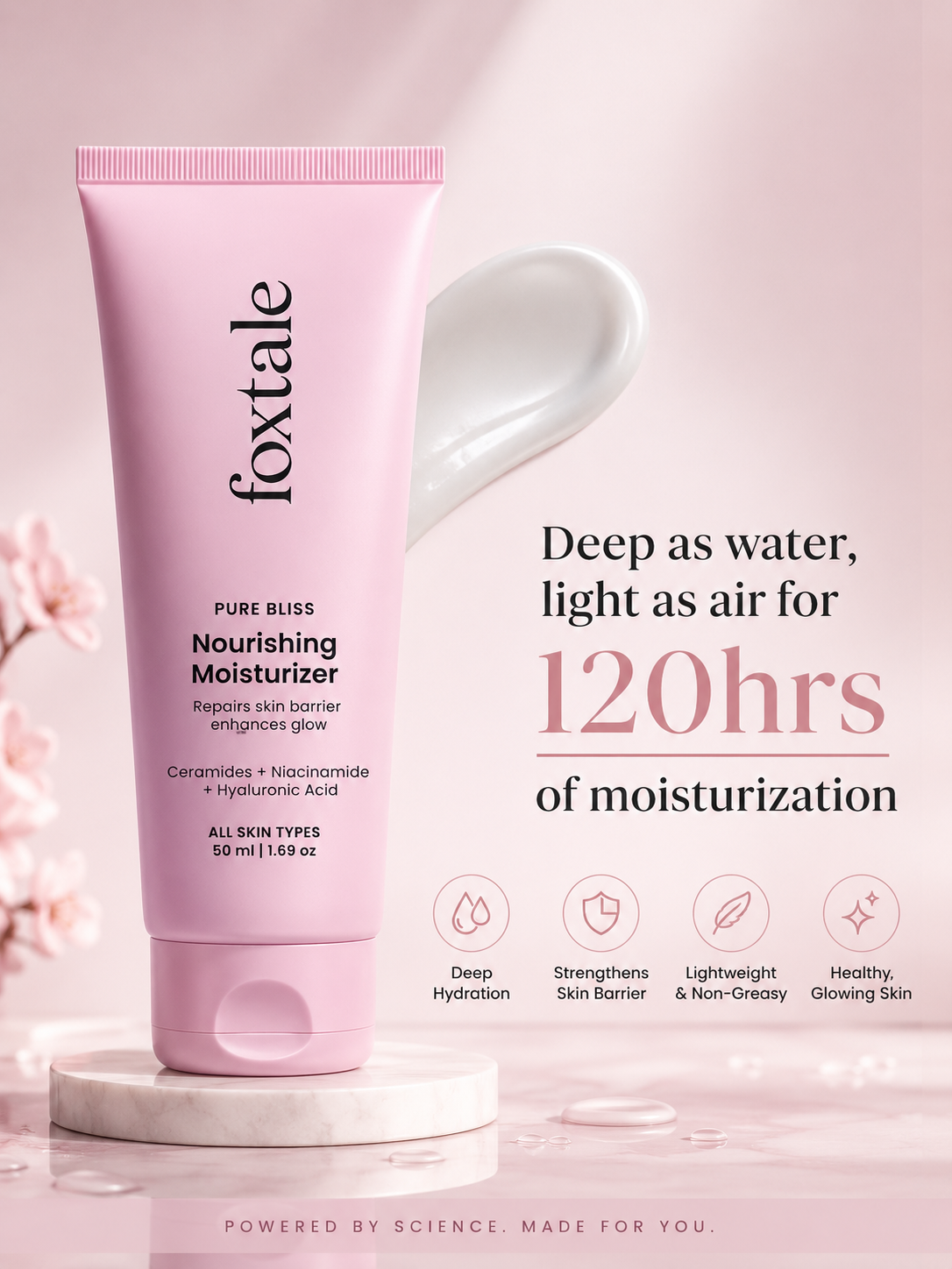 Foxtale ceramide moisturizer - 50ml