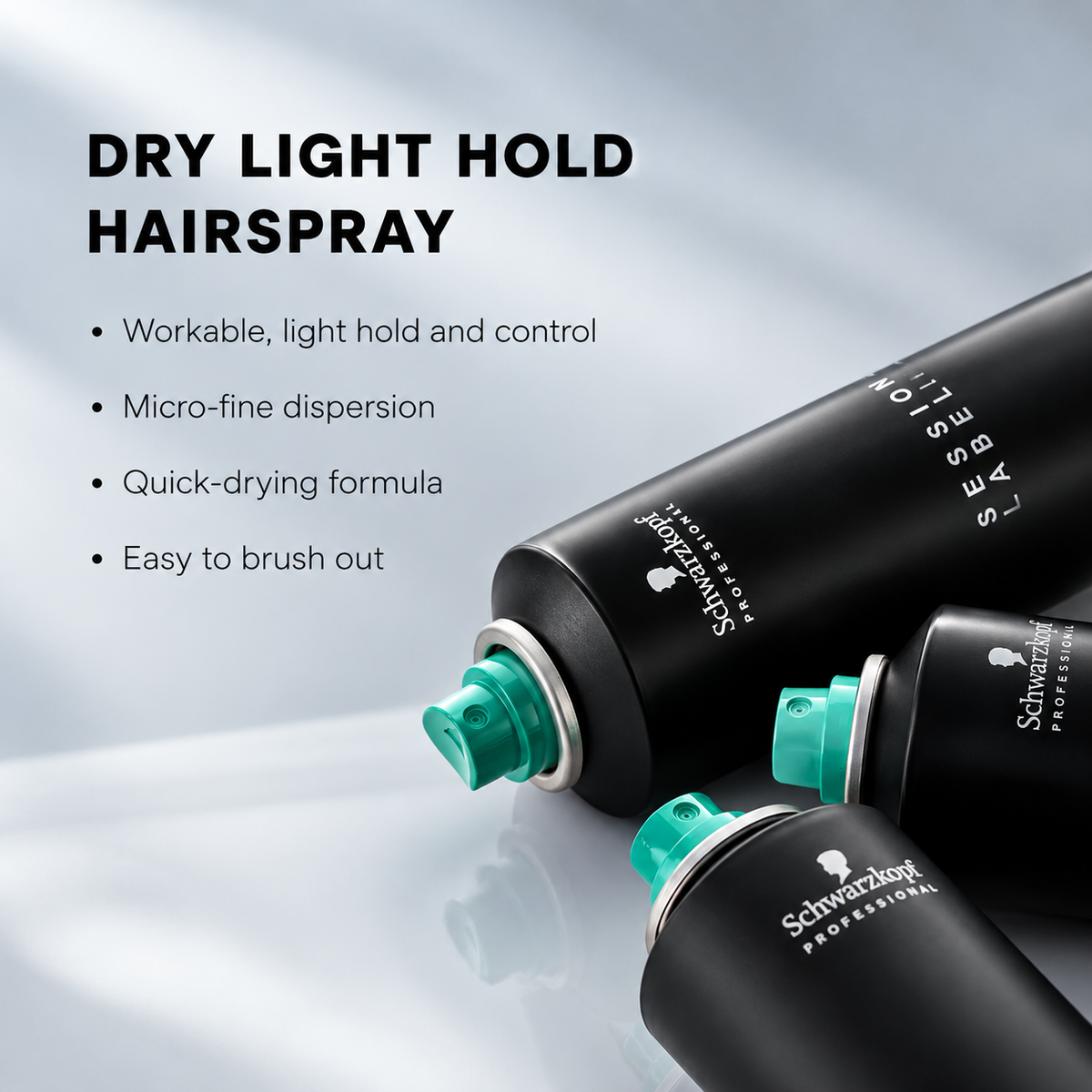 Schwarzkopf professional session label no.3 the strong le fixant hair spray 300 ml