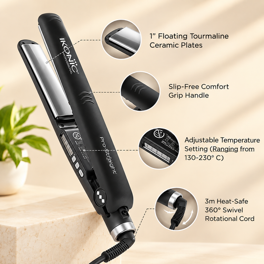 IKONIC Professional Hair Iron Pro Straight