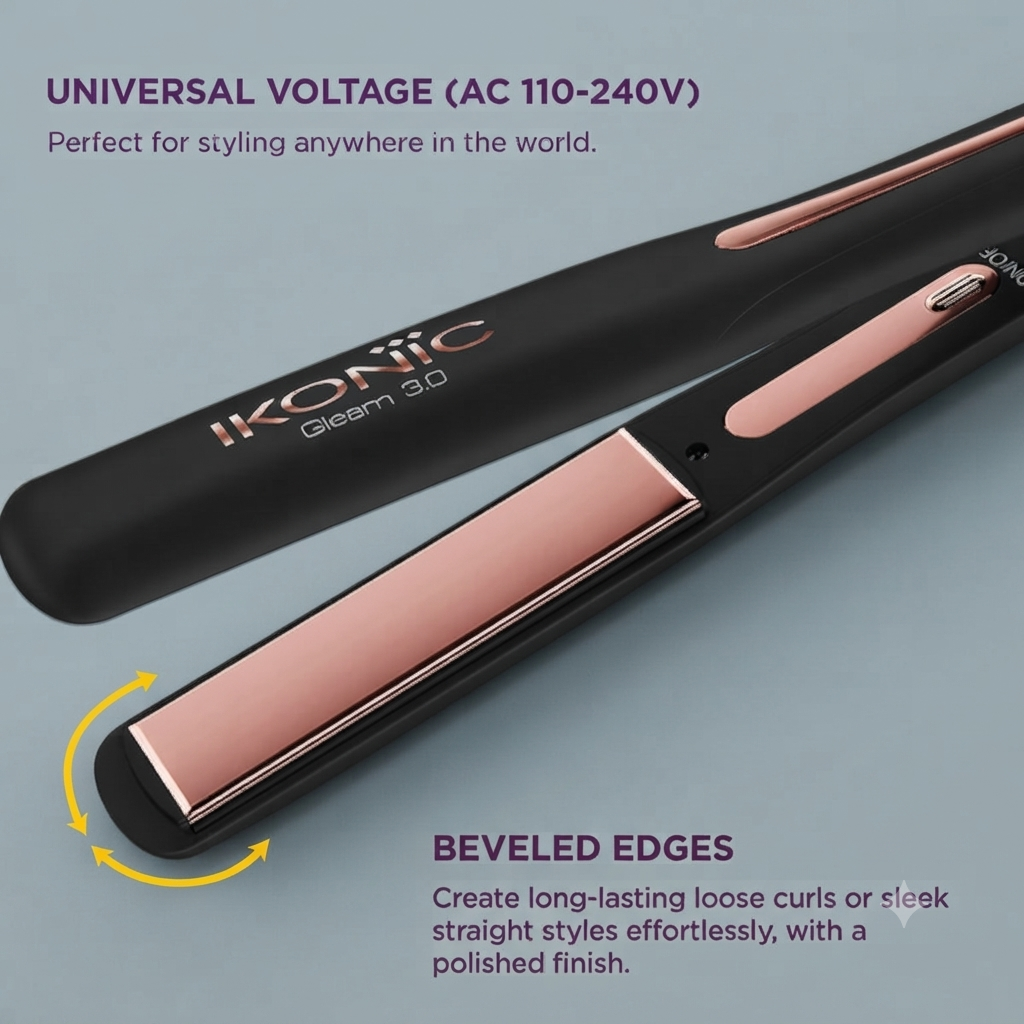 IKONIC Professional Hair Iron Gleam 3.0
