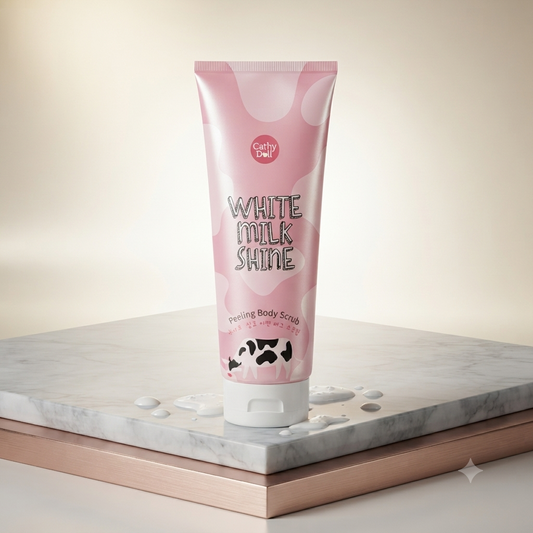 CATHY DOLL WHITE MILK SHINE PEELING BODY SCRUB 320ML