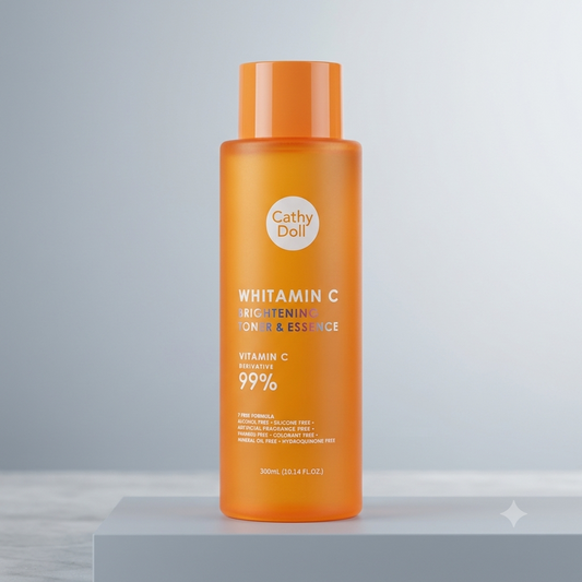 CATHY DOLL WHITAMIN C BRIGHTNING TONER & ESSENCE 300ML