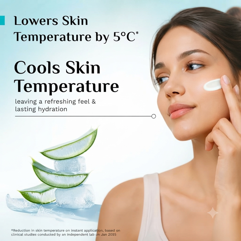 Pilgrim Korean Aloe Cooling Fluid Sunscreen SPF 50+ PA++++ – 50ml
