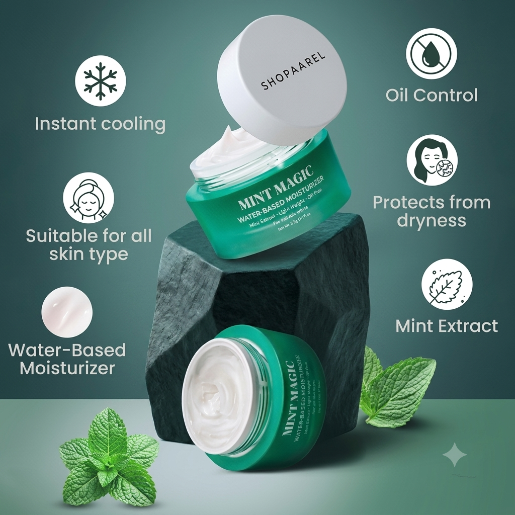 SHOPAAREL MINT MAGIC WATER BASED MOISTURIZER 50G