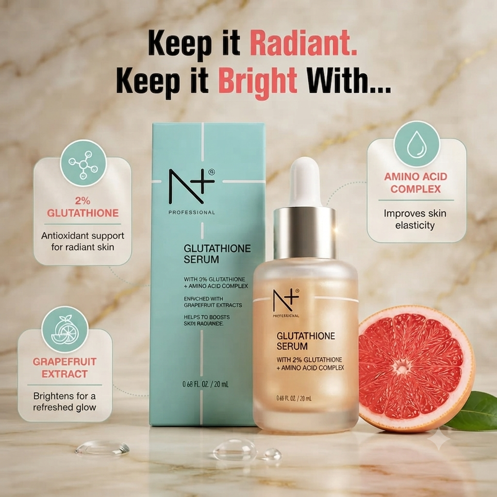 N+ PROFESSIONAL GLUTATHIONE SERUM 20ML