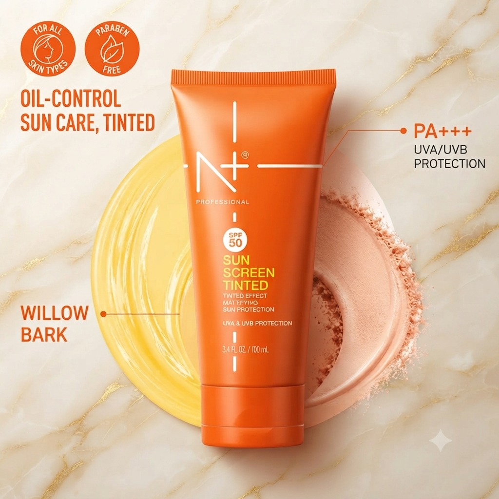 N+ PROFESSIONAL SPF 50 SUNSCREEN TINTED 100ML