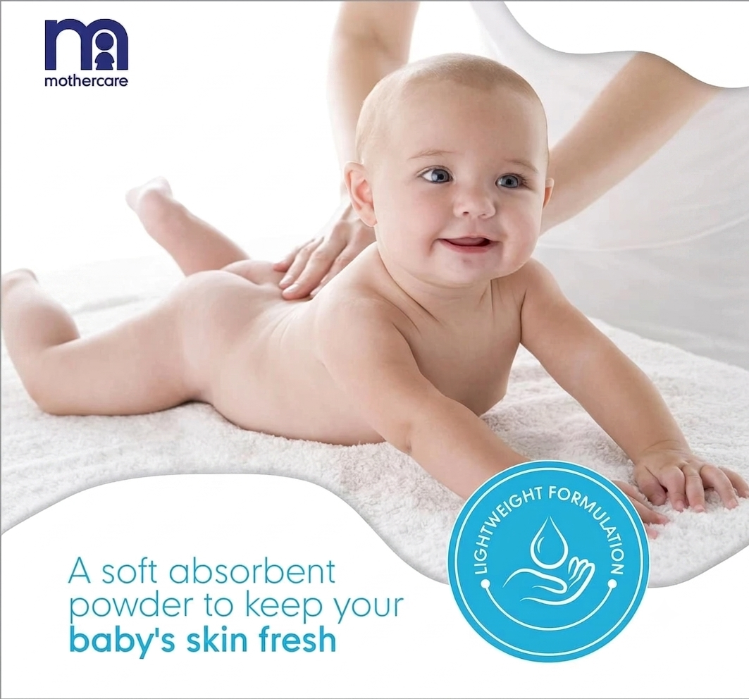 MOTHERCARE ALL WE KNOW BABY POWDER 125G