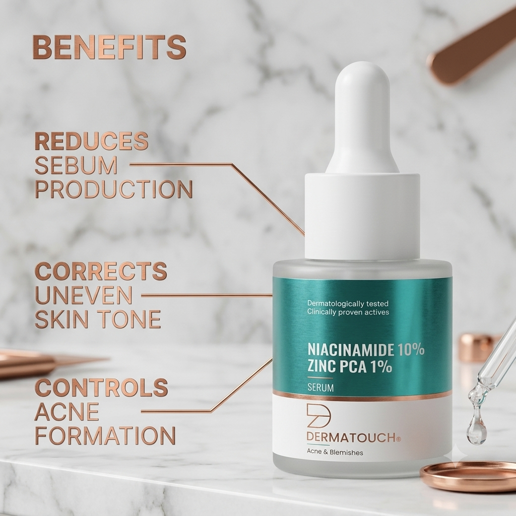 DERMATOUCH NIACINAMIDE 10% ZINC PCA 1% SERUM 20ML