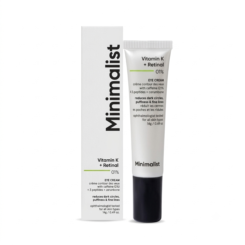 MINIMALIST VITAMIN K + RETINAL 01% EYE CREAM 14G