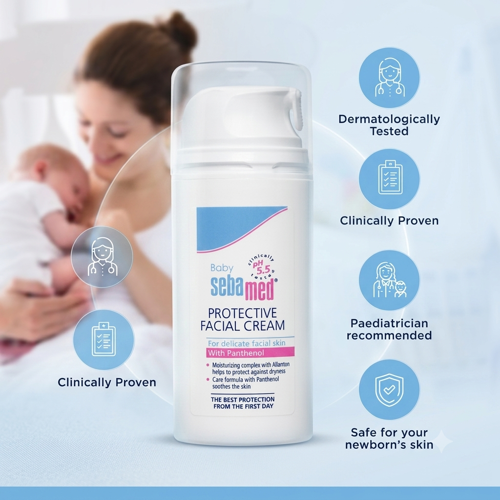 Sebamed baby protective facial cream 100ml