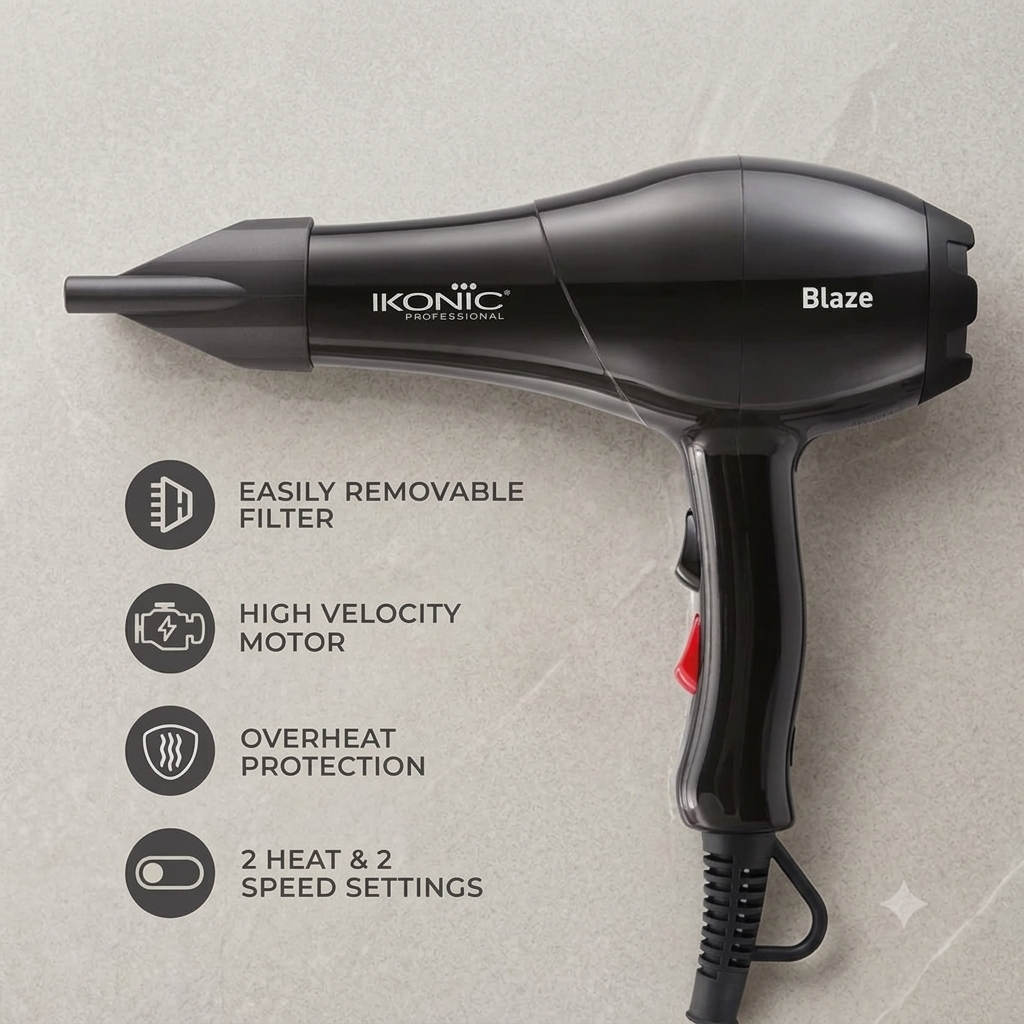 IKONIC Professional Hair Dryer Blaze