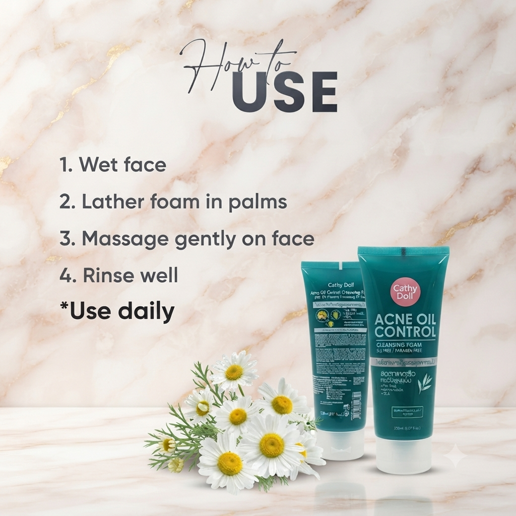 CATHY DOLL ACNE OIL CONTROL CLEANSING FOAM 150ML