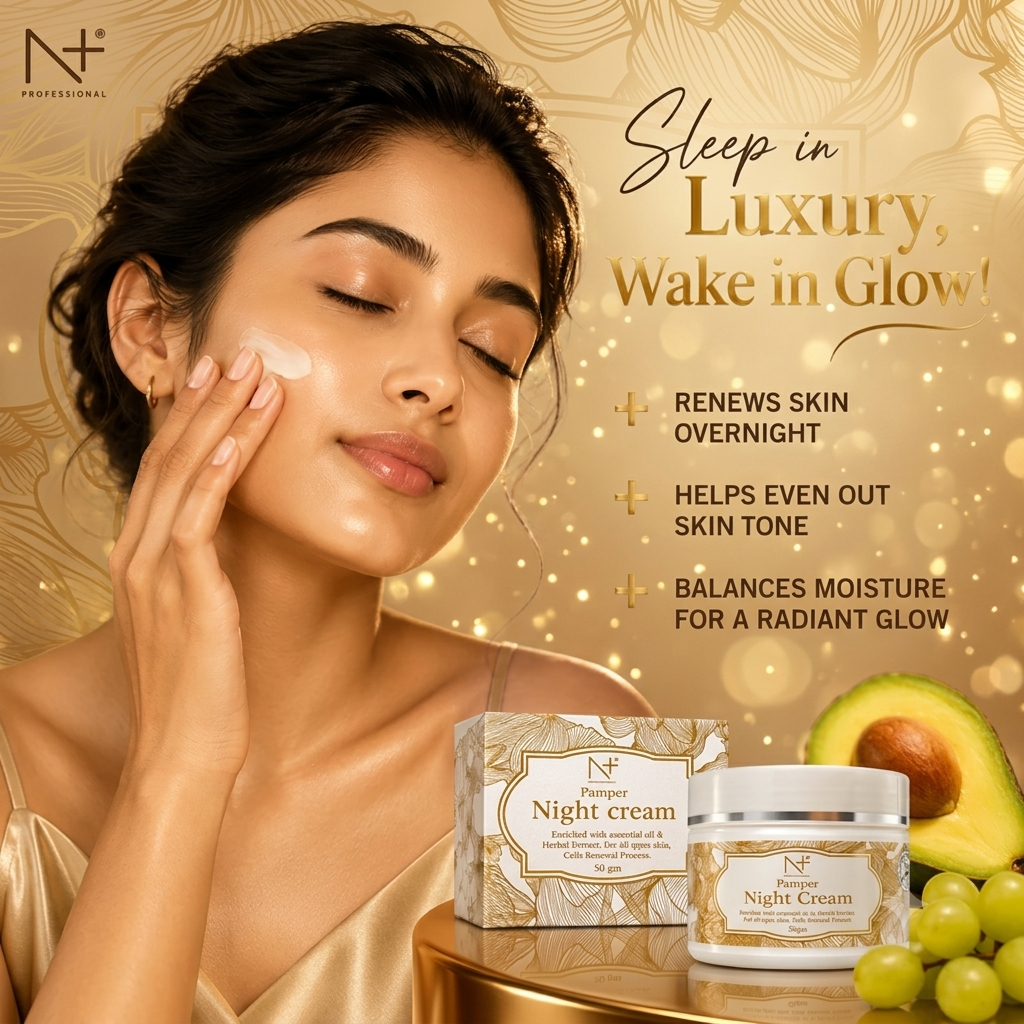 N+ PROFESSIONAL PAMPER NIGHT CREAM 50GM