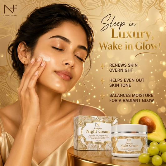 N+ PROFESSIONAL PAMPER NIGHT CREAM 50GM