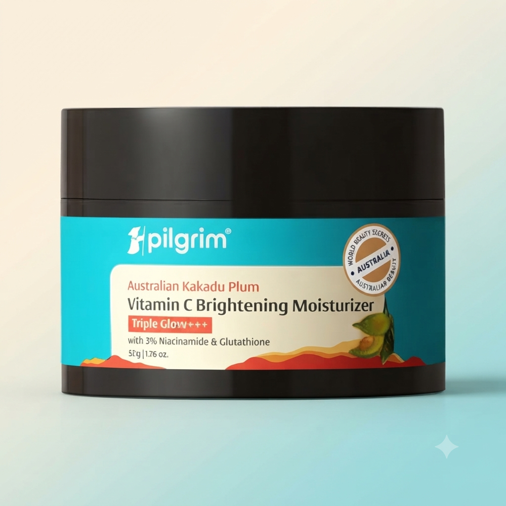 Pilgrim Australian Kakadu Plum Vitamin C Brightening Moisturizer Triple Glow+++ – 50g
