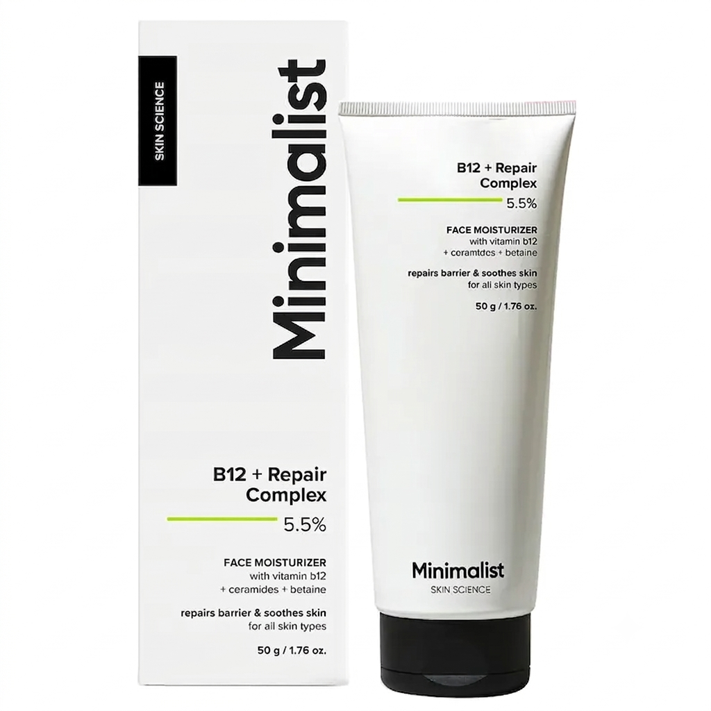 MINIMALIST B12 + REPAIR COMPLEX 5.5% FACE MOISTURIZER 50G