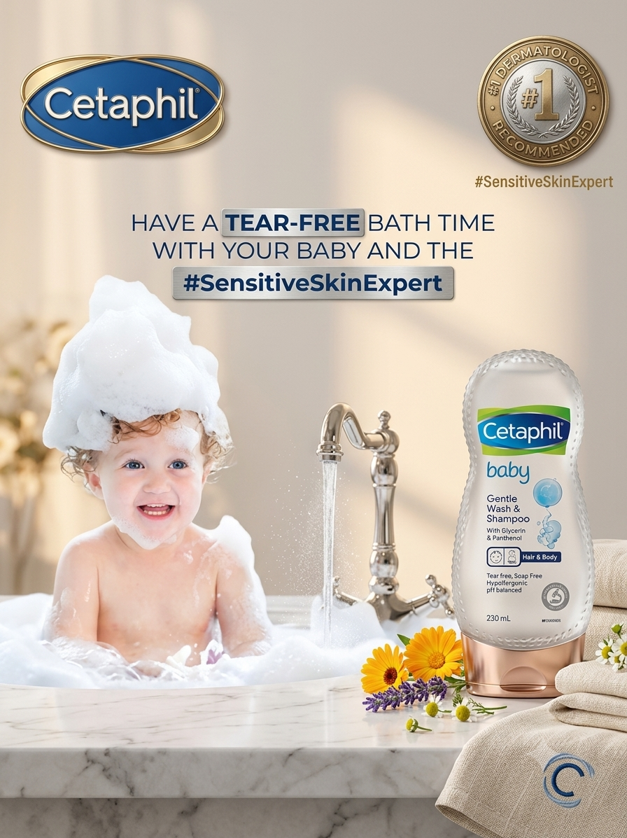 CETAPHIL BABY GENTLE WASH & SHAMPOO BABY'S DELICATE SKIN & HAIR 230ML