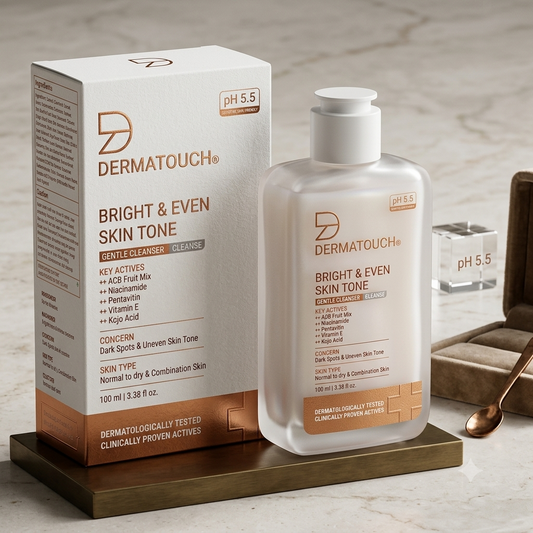 DERMATOUCH BRIGHT & EVEN SKIN TONE GENTLE CLEANSER 100ML