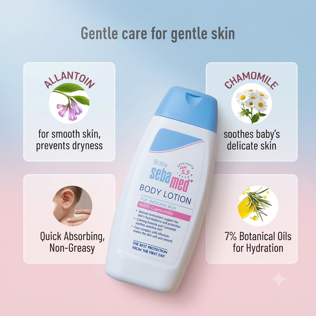 Sebamed baby body lotion 200ml