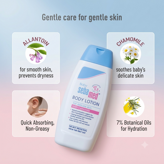 Sebamed baby body lotion 200ml