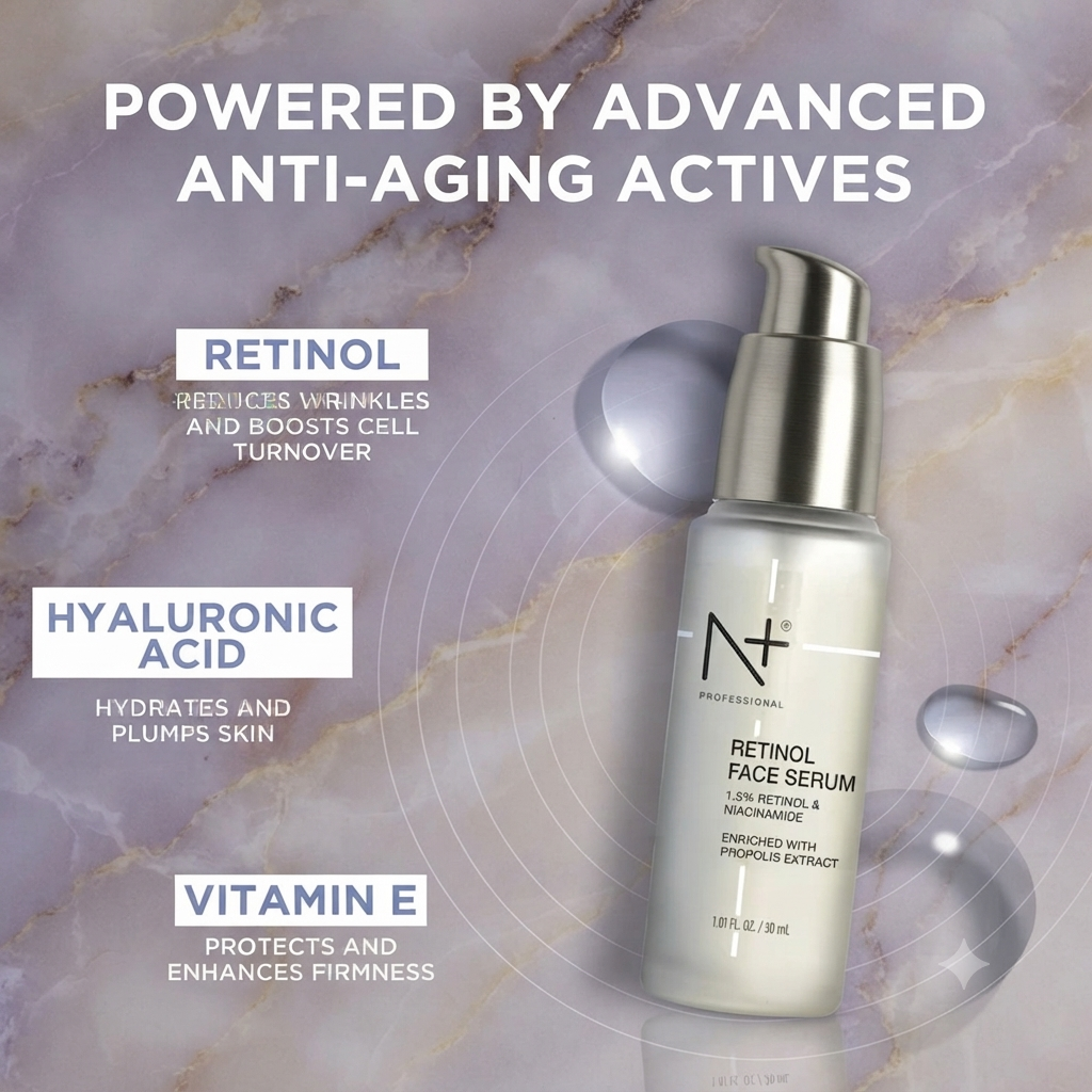 N+ PROFESSIONAL RETINOL FACE SERUM 30ML