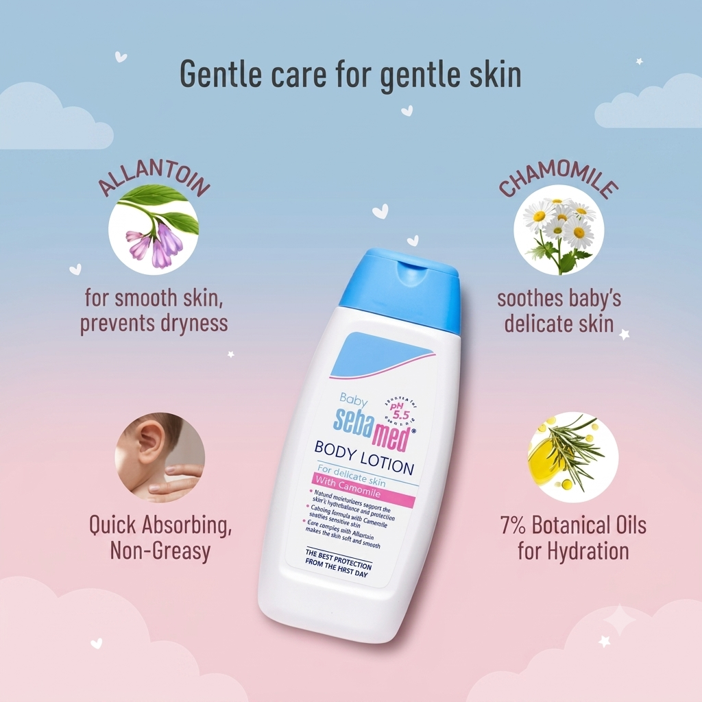 Sebamed baby body lotion 100ml