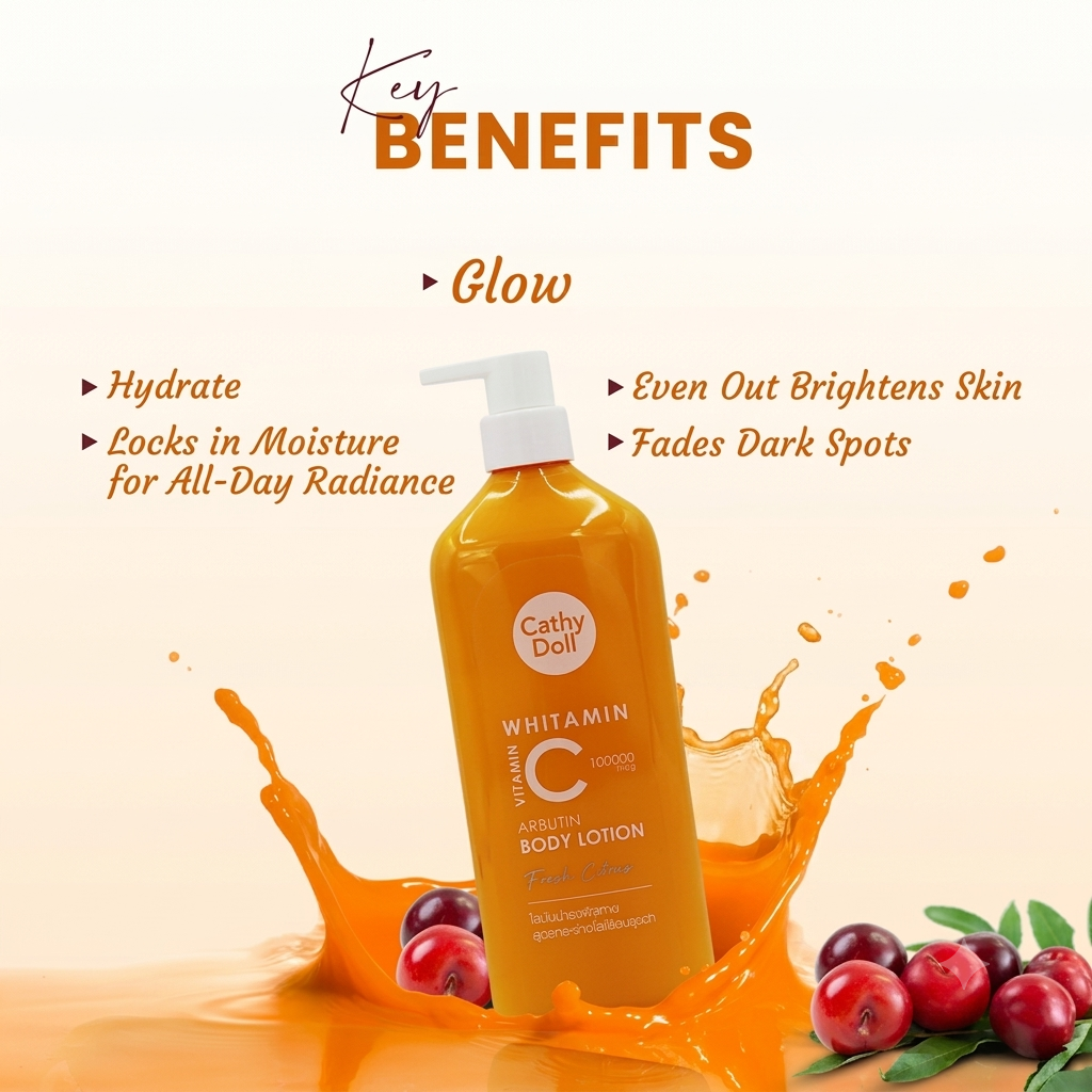 CATHY DOLL WHITAMIN VITAMIN C ARBUTIN BODY LOTION 450ML