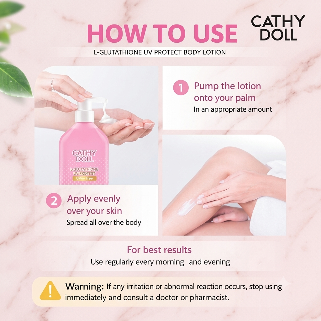 CATHY DOLL L-GLUTATHIONE UV PROTECT BODY LOTION 500ML