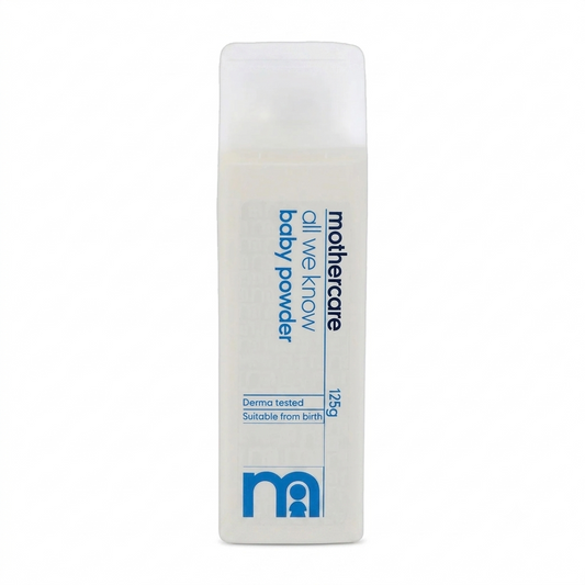 MOTHERCARE ALL WE KNOW BABY POWDER 125G