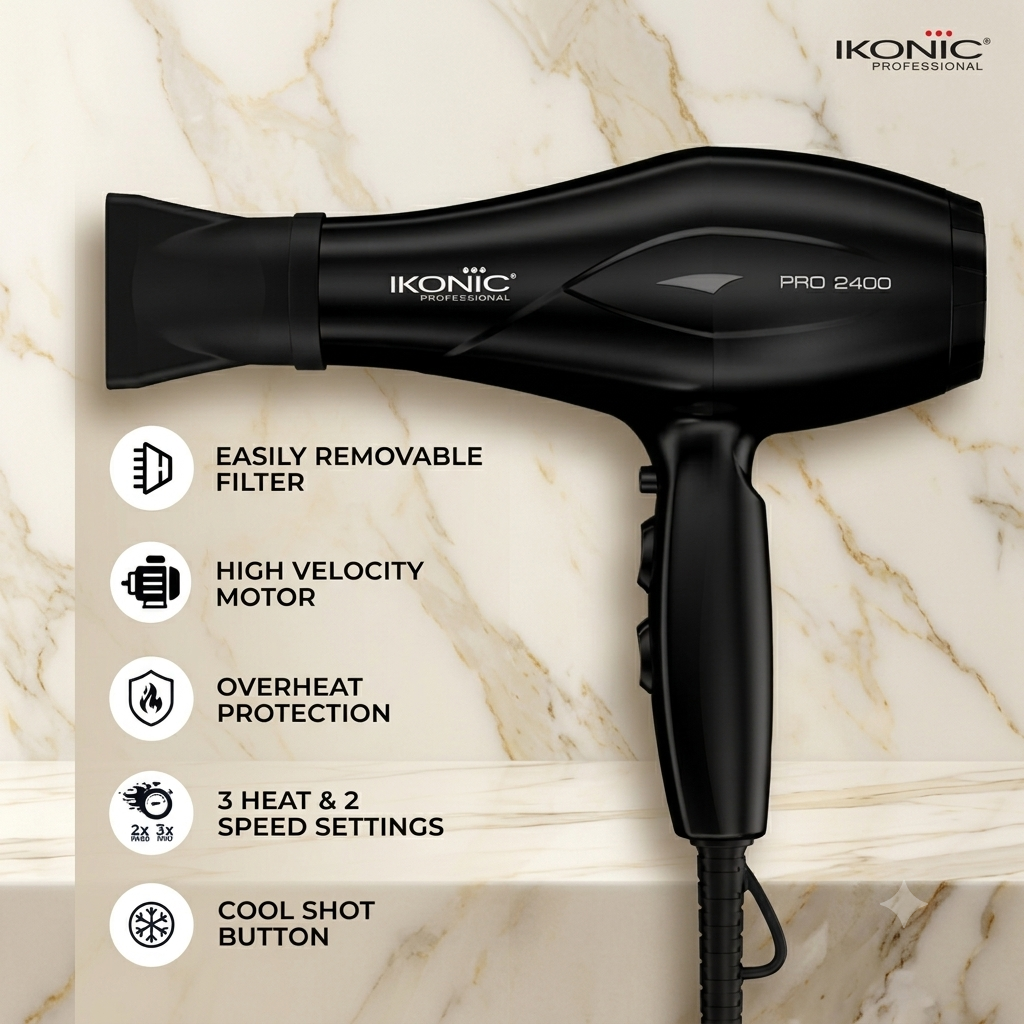 IKONIC Professional Hair Dryer Pro 2400