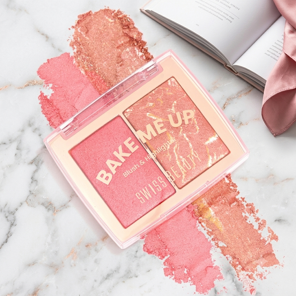Swiss Beauty Bake Me Up Blush & Highlighter 2-in-1 – 12g