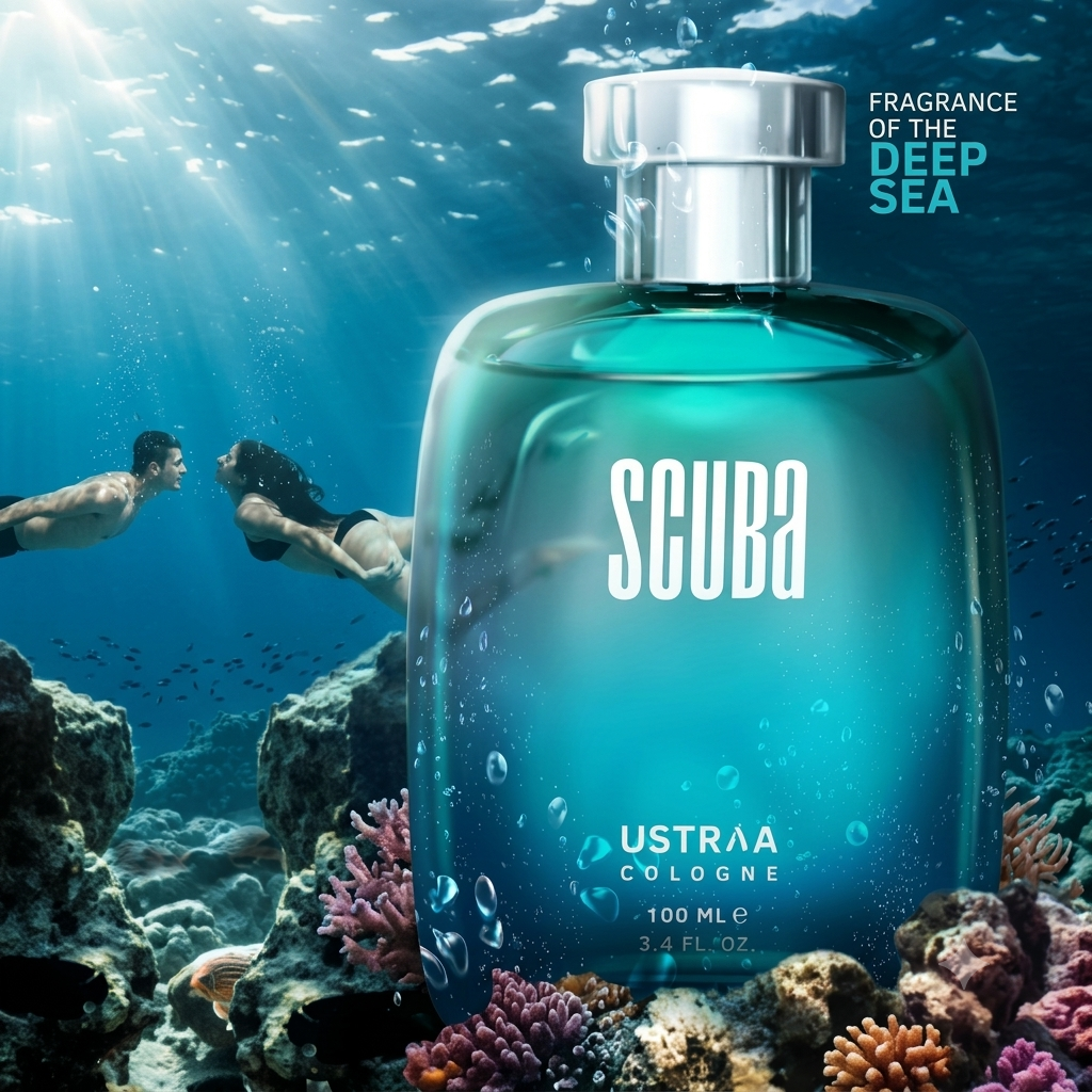 Ustraa Eau De Cologne Scuba  – 100ml